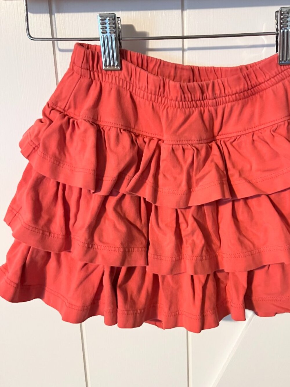 Size 5 Hanna Andersson Coral Pink Ruffle Skort Skirt